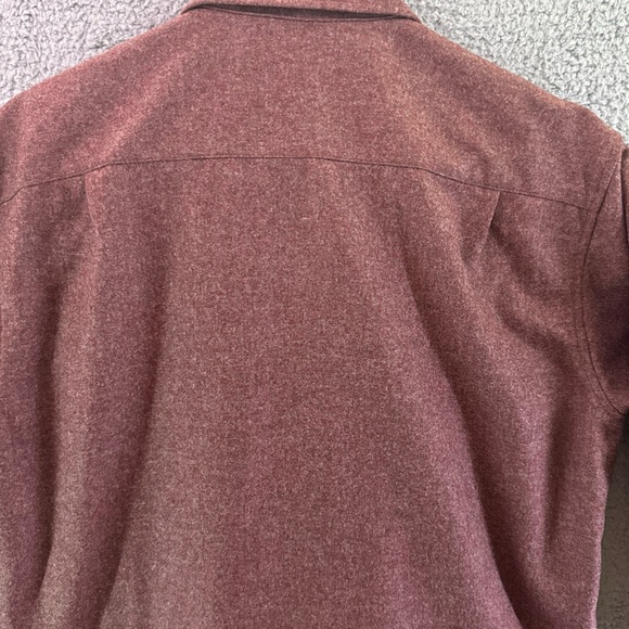 Pendleton Men’s Lodge Shirt 100% Virgin Wool Red Button Up Shirt Size S - Picture 6 of 9